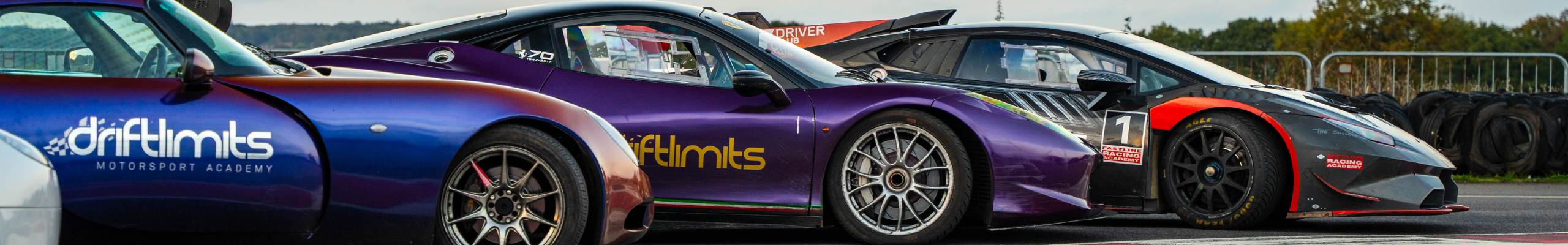 4 TVR, Ferrari 458 GT3, Lamborghini GT3 cars