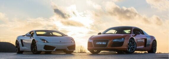 Lamborghini and Audi cars